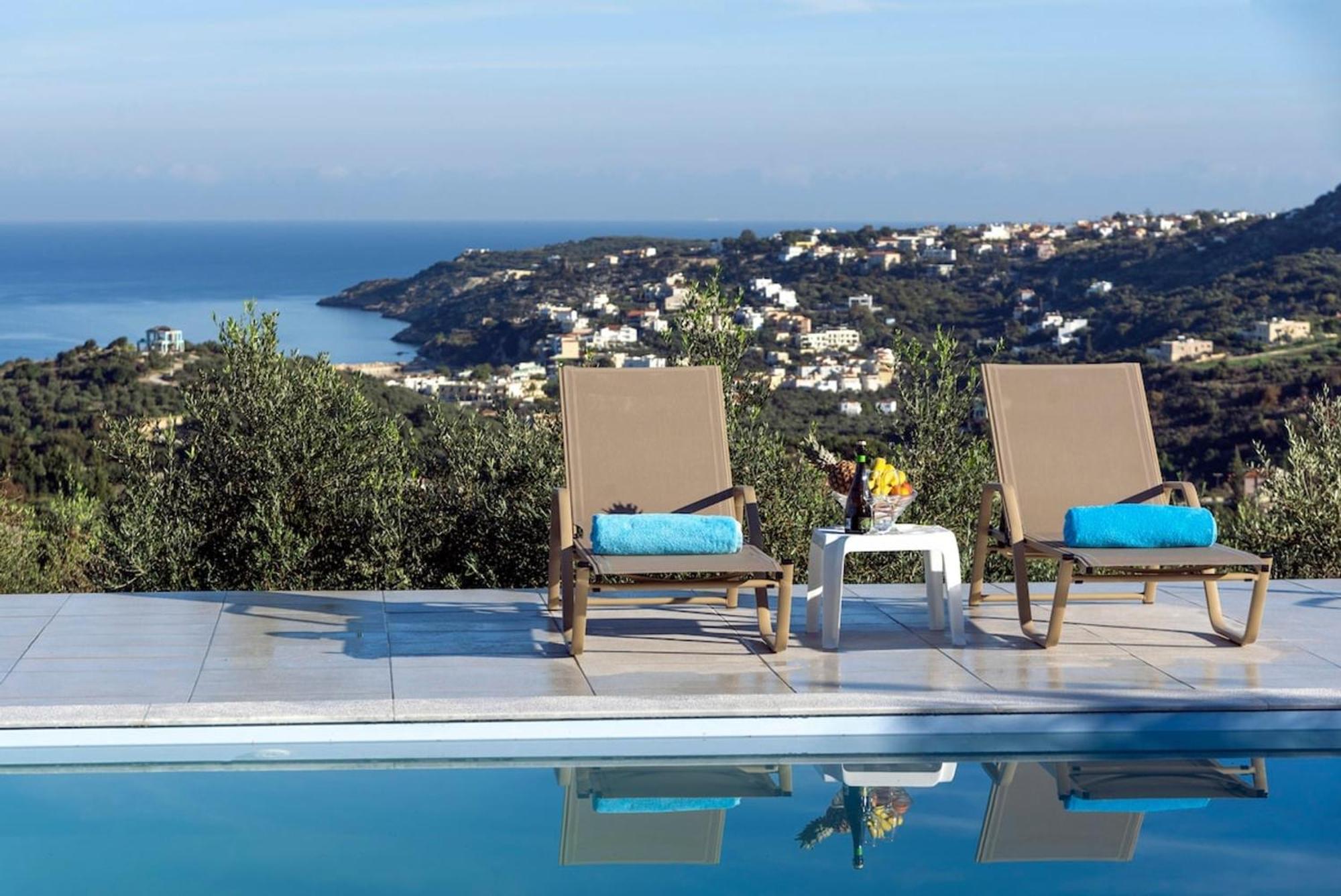 Villa Konstantinos Hilltop Vineyard Escape Almyrida  Exterior photo