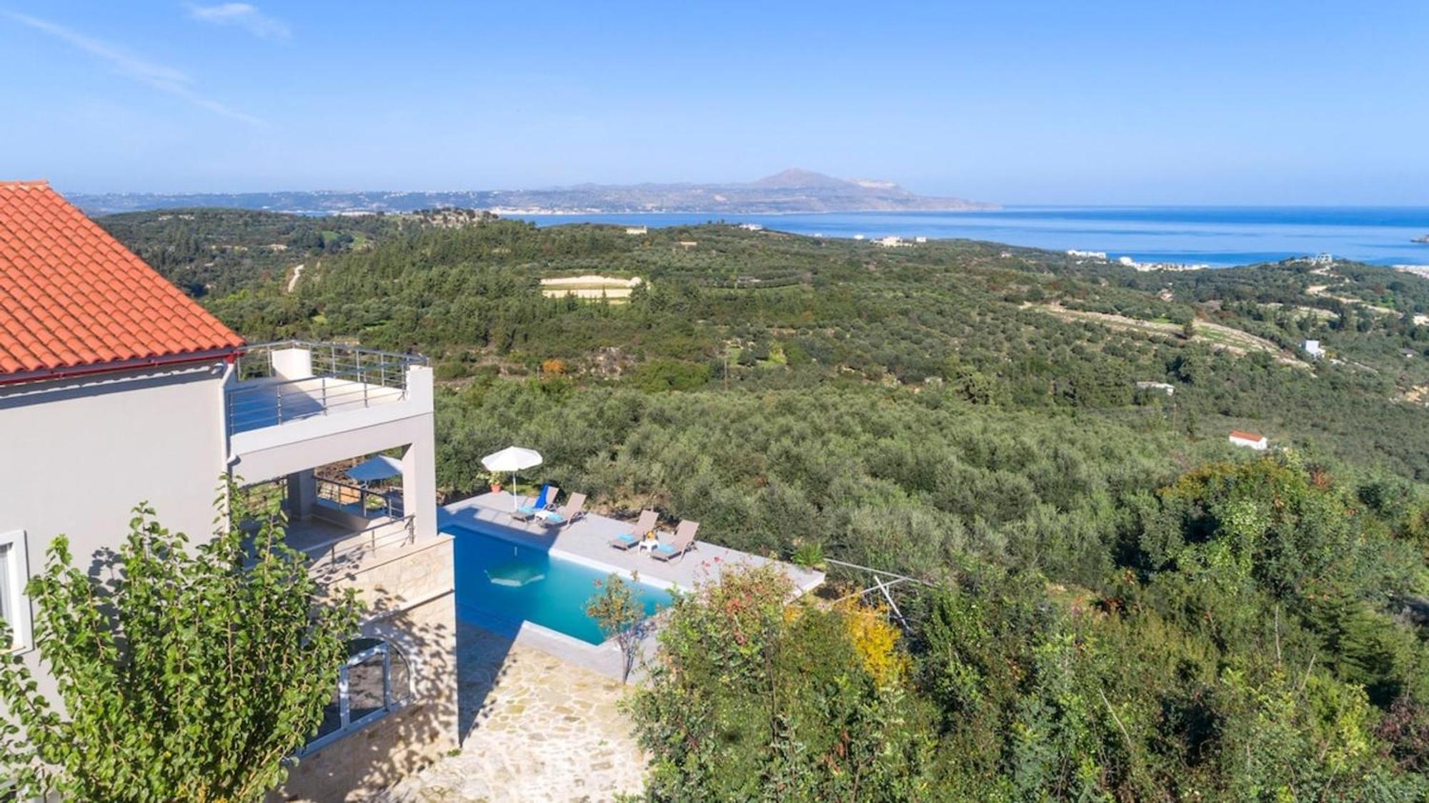 Villa Konstantinos Hilltop Vineyard Escape Almyrida  Exterior photo
