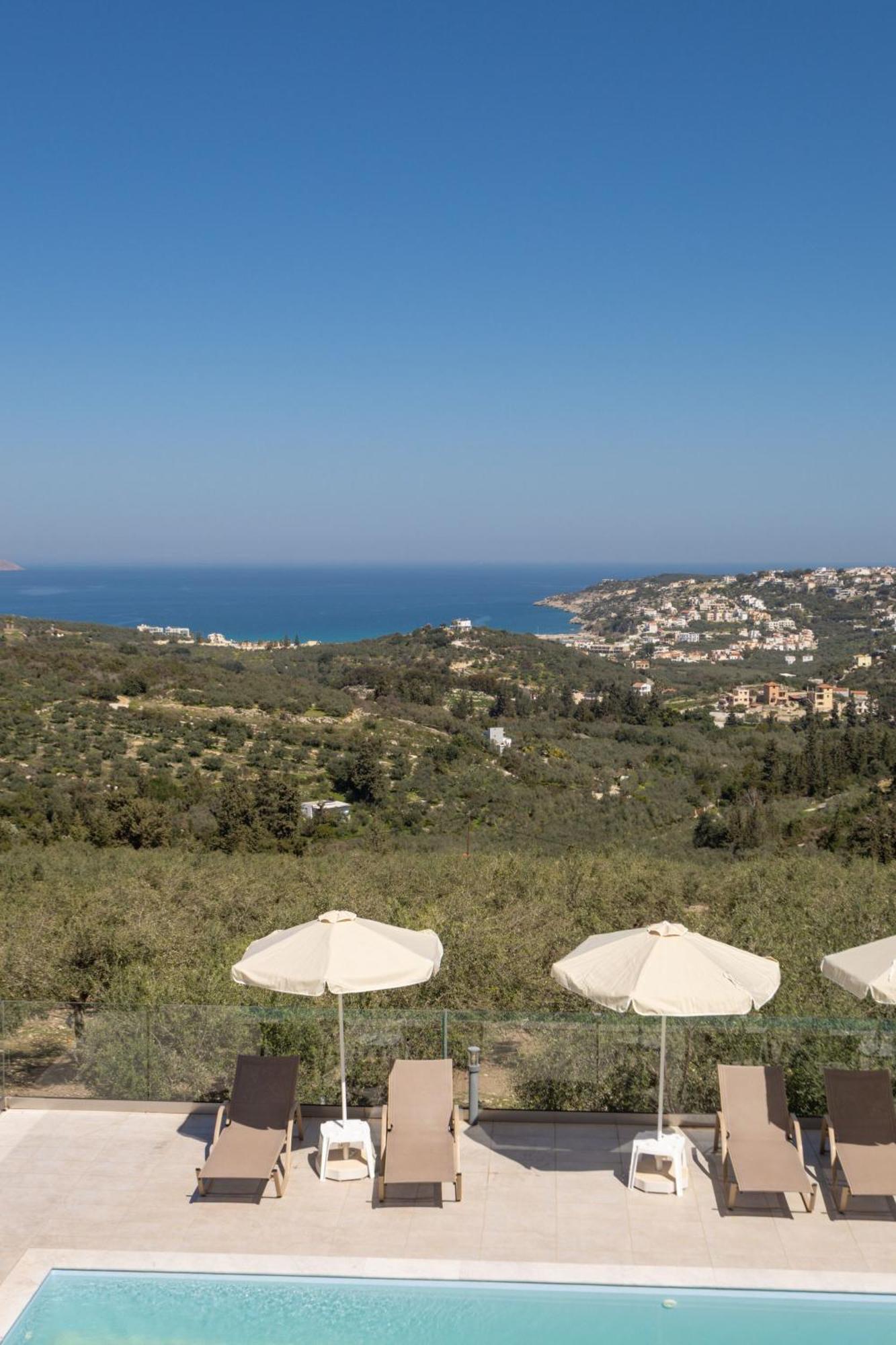 Villa Konstantinos Hilltop Vineyard Escape Almyrida  Exterior photo