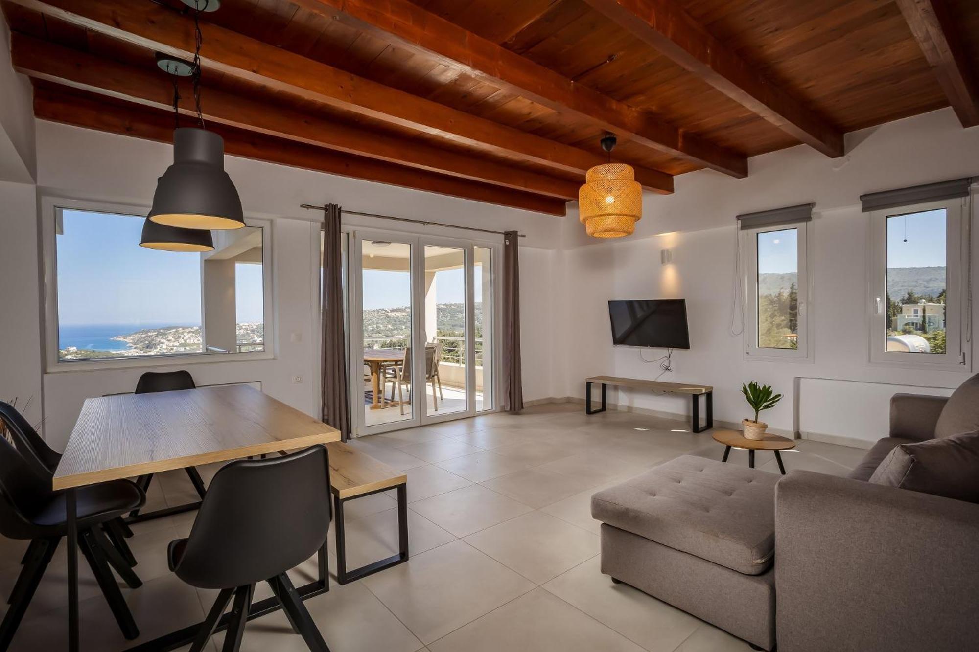 Villa Konstantinos Hilltop Vineyard Escape Almyrida  Exterior photo